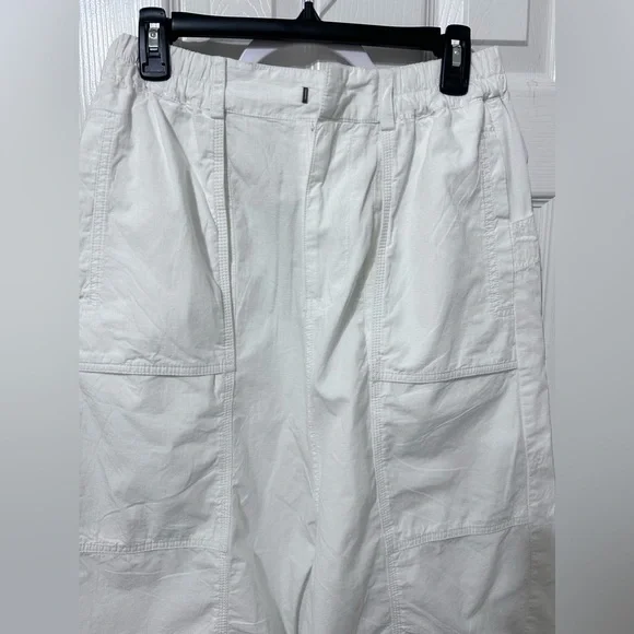 Free People, Marbella Cropped Harem Pants, White, XS, NWOT - Picture 12 of 12